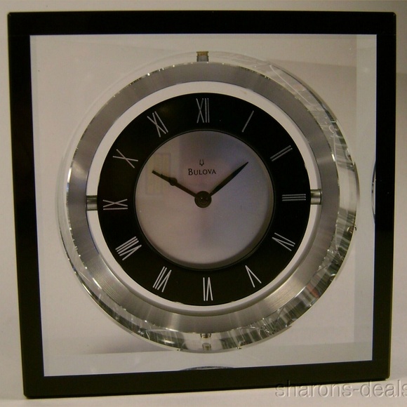 Bulova B9860 Orion Executive Desk Clock Crystal - Picture 3 of 5